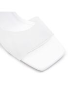 Mules Ines blanches - Talon 8 cm