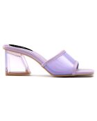 Mules Lisa lilas - Talon 5.5 cm