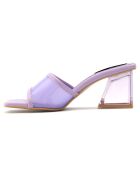 Mules Lisa lilas - Talon 5.5 cm