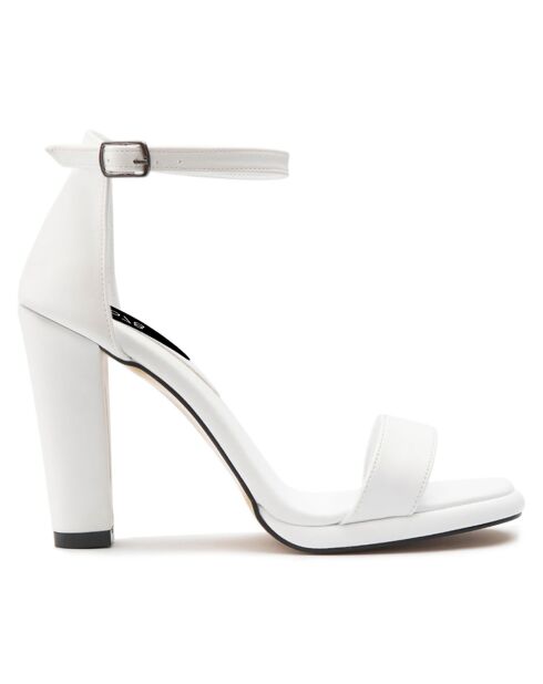 Sandales Diana blanches - Talon 11 cm
