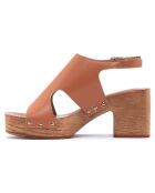 Sandales Frida cognac - Talon 8 cm