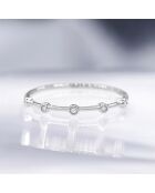 Bague Ensemble Diamant 0.03 ct or blanc