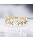 Bague Alicante Diamants 0.14 ct or jaune