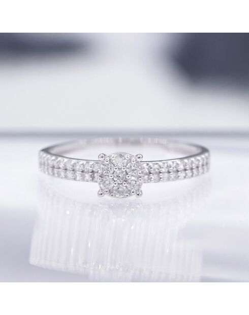 Bague Magana Diamants 0.31 ct or blanc