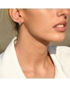 Boucles d'oreilles Saly Diamants 0.14ct Or Blanc