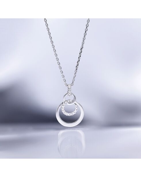 Pendentif Nola Diamants 0.06 ct or blanc