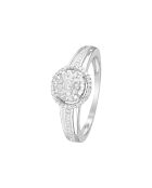 Bague Soyons Heureux Diamants 0.25 ct or blanc