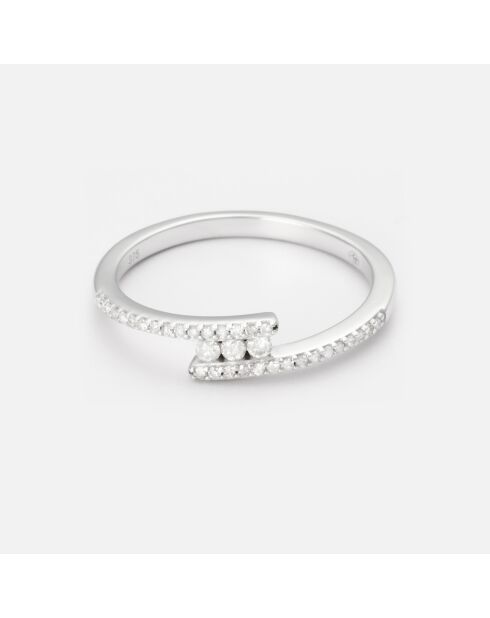 Bague Victoria Diamants 0.168 ct or blanc