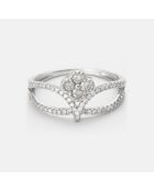 Bague Bérénice Diamants 0.399 ct or blanc