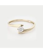 Bague Éclat d'Aurore Diamants 0.044 ct or jaune