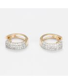 Boucles d'oreilles Tremiti Diamants 0.29 ct or jaune
