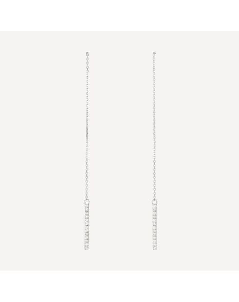 Boucles d'oreilles Antisa Diamants 0.143 ct or blanc