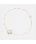 Bracelet Souffle d'Or Diamants 0.047 ct or jaune