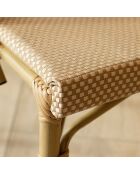 2 chaises extérieures en textilène Amalfi beiges