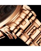 Montre Homme en Acier Luciano 371B Automatique Squelette rose doré