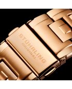 Montre Homme en Acier Luciano 371B Automatique Squelette rose doré