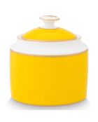 Sucrier en Porcelaine Pip Chique jaune - 9.2x12x11.3 cm