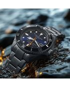 Montre Homme en Acier Montre de plongée à quartz suisse Depthmaster Heritage argentée