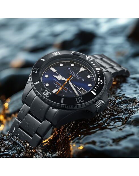 Montre, Montre de plongée à quartz suisse Depthmaster Heritage 42 mm Argent Acier inoxydable Bracelet