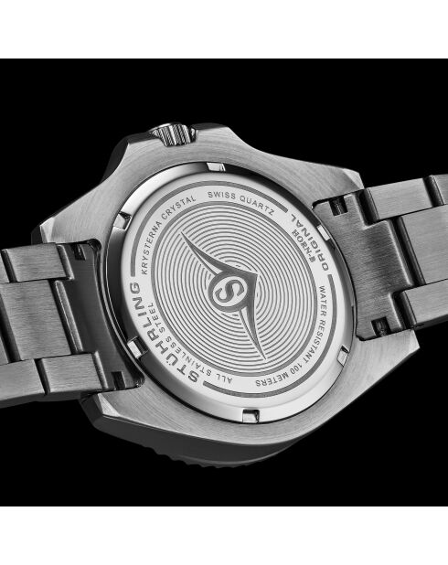 Montre, Montre de plongée à quartz suisse Depthmaster Heritage 42 mm Argent Acier inoxydable Bracelet