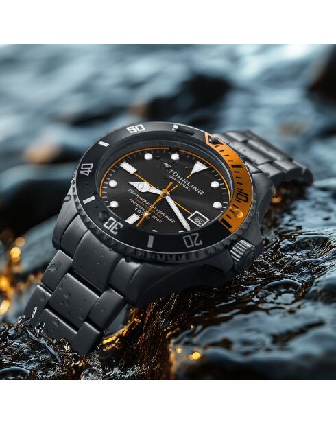 Montre, Montre de plongée à quartz suisse Depthmaster Heritage 42 mm Argent Acier inoxydable Bracelet