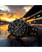 Montre Homme en Silicone Chronographe Regal Quartz noire