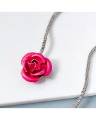 Boucles d'oreilles Flor roses