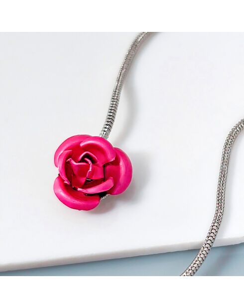 Boucles d'oreilles Flor roses