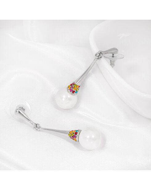 Boucles d'oreilles Suzana multicolores
