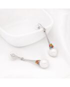 Boucles d'oreilles Suzana multicolores