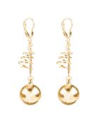 Boucles d'oreilles Turn dorées