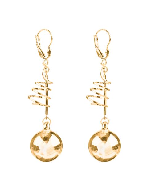 Boucles d'oreilles Turn dorées