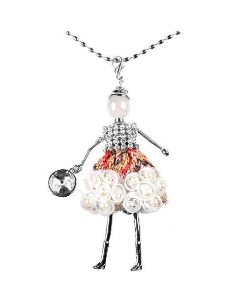 Collier Fairy Tale Perlas blanc