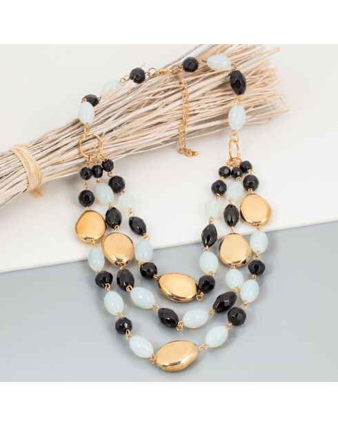 Collier Lomaro noir/blanc