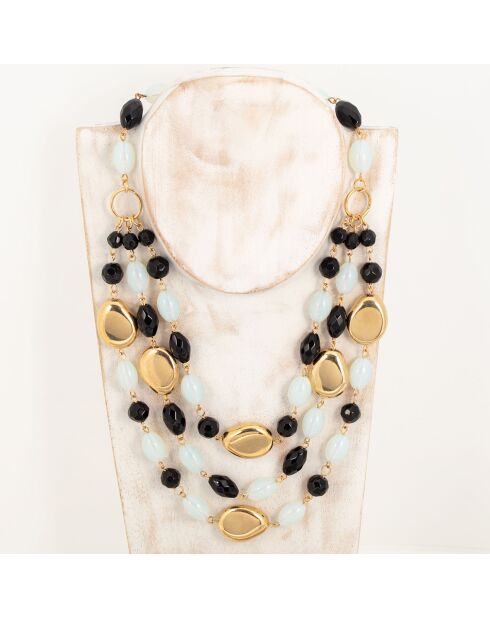 Collier Lomaro noir/blanc
