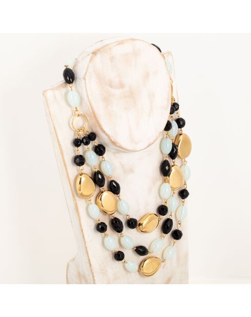 Collier Lomaro noir/blanc