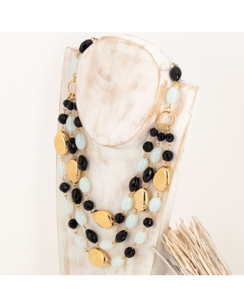 Collier Lomaro noir/blanc