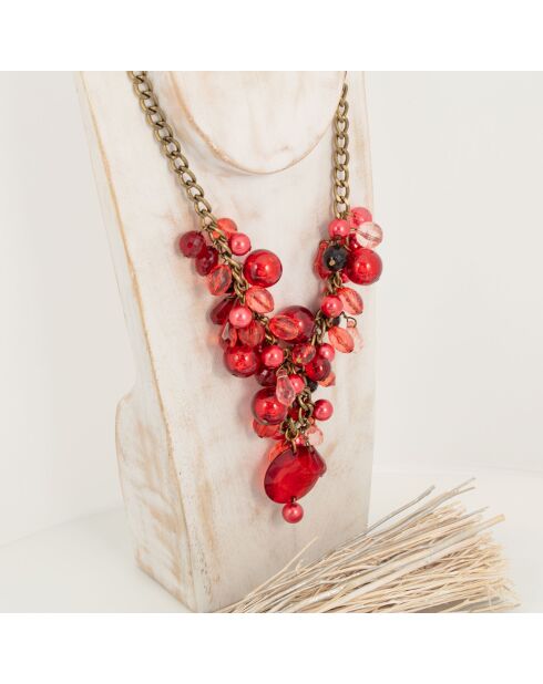 Collier Evena rouge