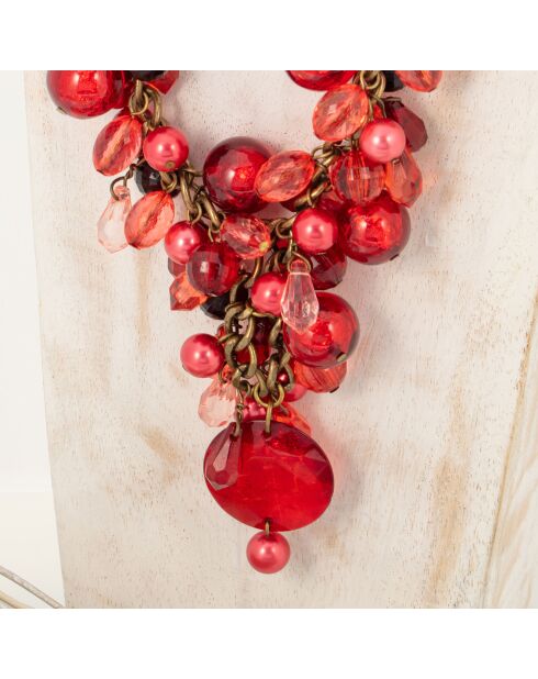 Collier Evena rouge