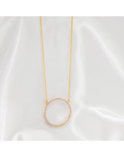 Collier Kate Crystal doré