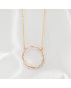 Collier Kate Crystal doré