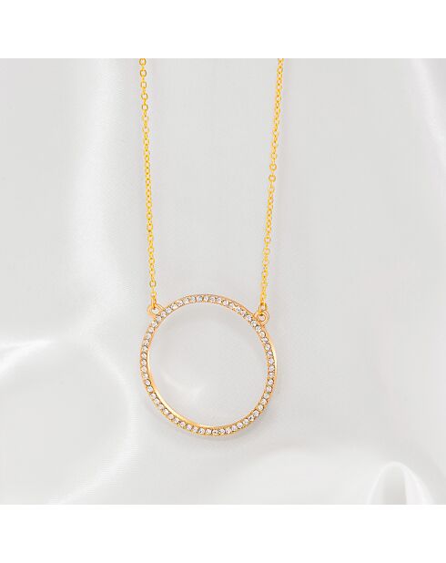 Collier Kate Crystal doré
