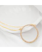 Collier Kate Crystal doré