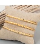 3 Bracelets Abissa dorés