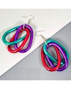 Boucles d'oreilles Rock Chain multicolores