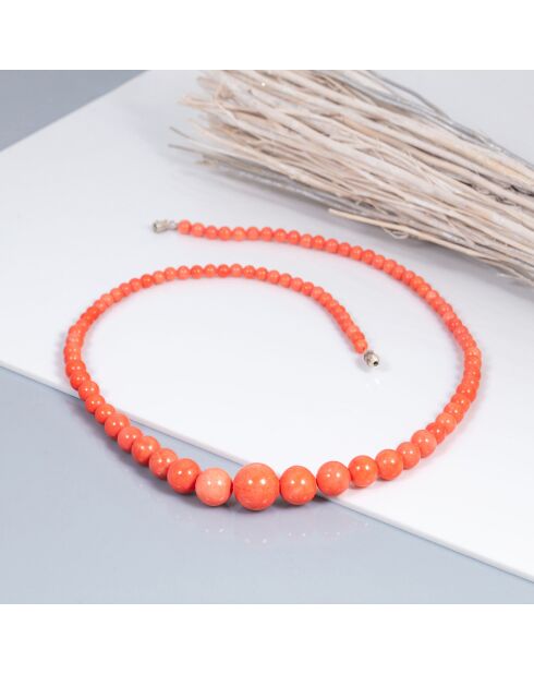 Collier Dolino corail