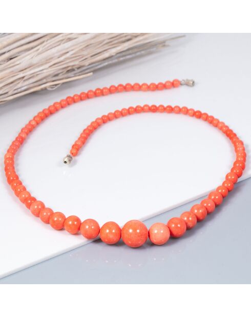 Collier Dolino corail