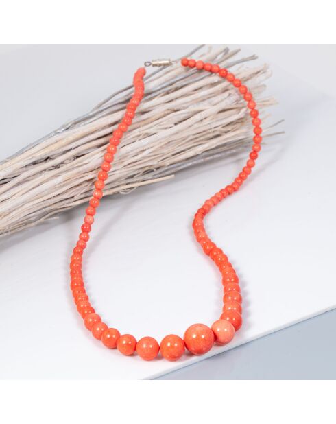 Collier Dolino corail