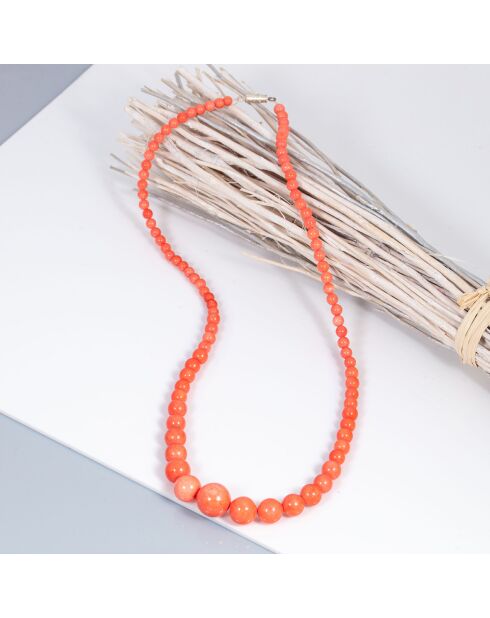 Collier Dolino corail