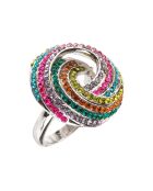 Bague Tornalo multicolore